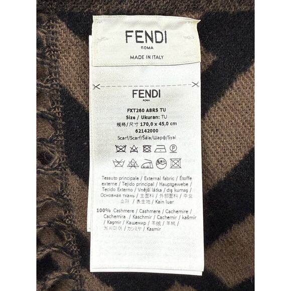 Fendi Cashmere Scarf - Picture 5 of 6